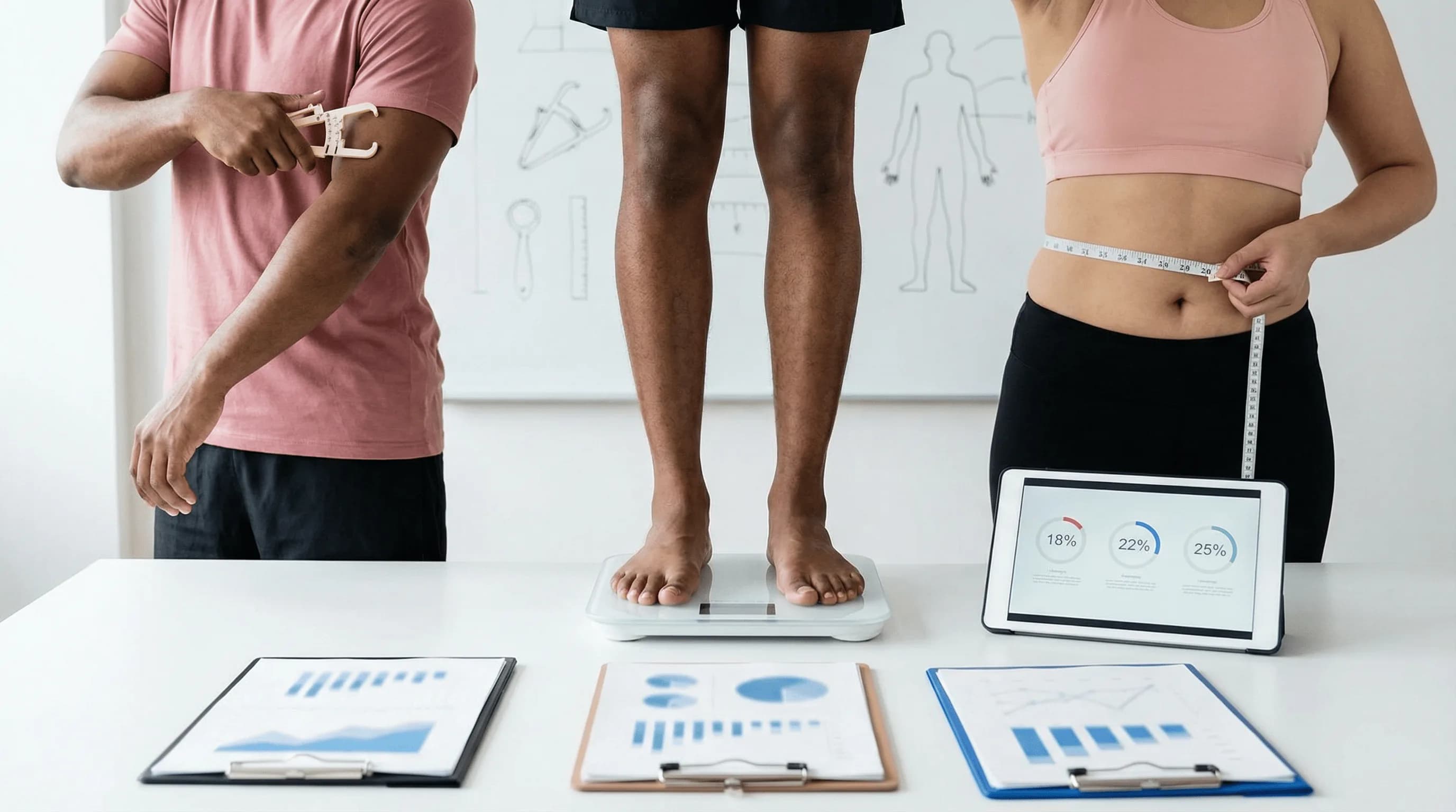 Different body fat measurement methods compared