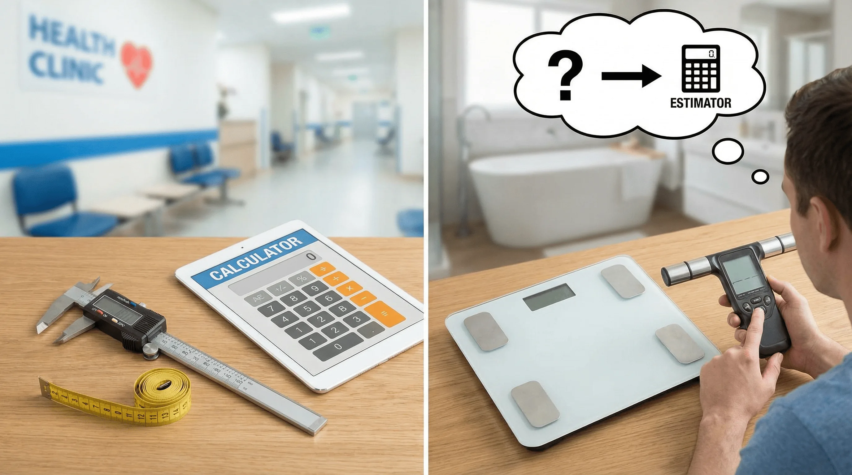Body Fat Calculator vs Body Fat Estimator — What’s the Difference?